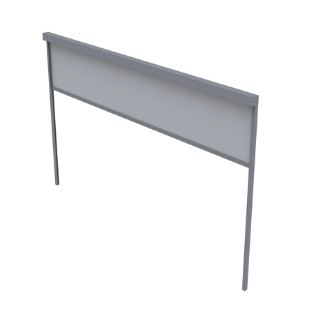 Royal Seasons® Bergamo zonwerende zijwand 4m antraciet - afbeelding 1