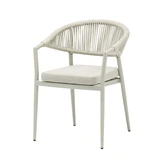 Royal seasons® Bo/Atlanta ronde dining set voor 4 personen - afbeelding 2