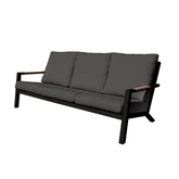 Royal Seasons® Detroit 3-zitsbank zwart - afbeelding 1