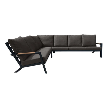 Royal Seasons® Detroit hoeklounge zwart