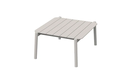 Royal Seasons® Doha salontafel 70 x 70 x H38 cm alu zand