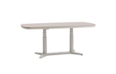 Royal Seasons® Jura tafel in hoogte verstelbaar 180 x 90 x 53/75 cm zand