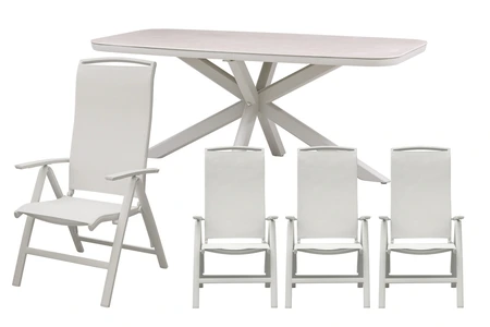 Royal seasons® La Palma dining set voor 4 personen - afbeelding 1