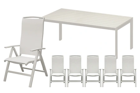 Royal seasons® La Palma dining set voor 6 personen - afbeelding 1