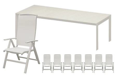 Royal seasons® La Palma dining set voor 8 personen - afbeelding 1