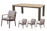 Royal seasons® Las Palmas dining set voor 4 personen - afbeelding 1