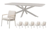 Royal seasons® Las Palmas dining set voor 6 personen