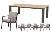 Royal seasons® Las Palmas dining set voor 6 personen