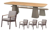 Royal seasons® Las Palmas dining set voor 8 personen