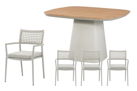 Royal seasons® Liv/Marina dining set voor 4 personen - afbeelding 1