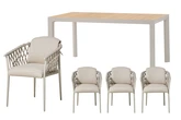 Royal seasons® Miami/Bahia dining set voor 4 personen - afbeelding 1