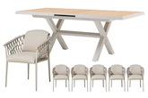 Royal seasons® Miami/Bahia dining set voor 6 personen - afbeelding 1