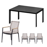 Royal Seasons Portland dining set hoog 4 personen - afbeelding 1