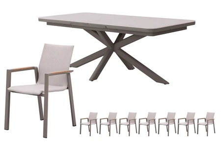 Royal seasons® Solare dining set voor 8 personen - afbeelding 1
