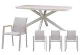 Royal seasons® Solare/Jura dining set voor 4 personen - afbeelding 1