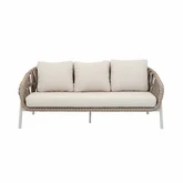 Royal Seasons Stoel-bank Loungeset 5-zits Doha Espresso - afbeelding 3