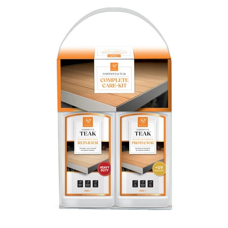 Royal Seasons Teak & Hardhout Care kit reiniger en kleurbeschermer 2 x 1000ml