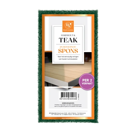Royal Seasons Teak & Hardhout reinigingspads (2 stuks)