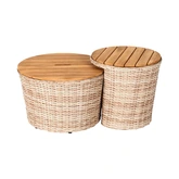 Royal Seasons® Zanzibar salontafels set van 2 (L module) - afbeelding 1