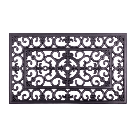 Rubber deurmat 45 x 75 cm - afbeelding 1