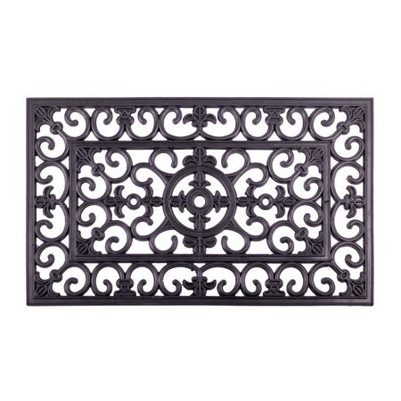 Rubber deurmat 45 x 75 cm - afbeelding 1