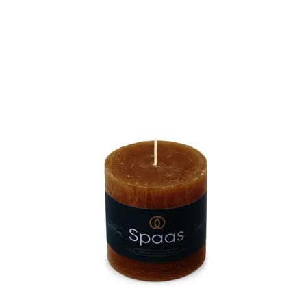 Rustiek kaars cognac 70/70mm