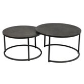 Salontafel set van 2 - D73x40 / D58x35cm