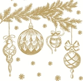 Paper + Design servet bauble symphony 33 x 33 cm 20 stuks
