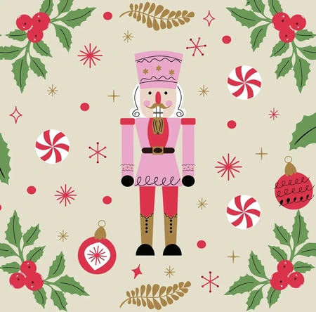 Paper + Design servet nutcracker holiday 33 x 33 cm 20 stuks
