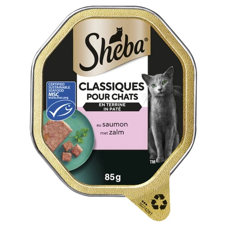 Sheba Classic alu paté zalm 85gr - afbeelding 1