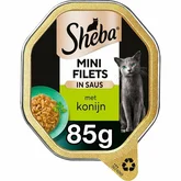 Sheba Mini Filets alu saus konijn&wild 85gr - afbeelding 2