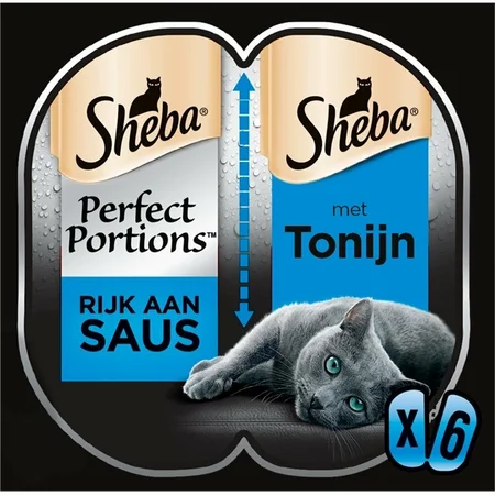 Sheba Perfect Portions adult paté tonijn mp 3x2st - afbeelding 2
