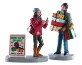 Shopping Teamwork - Lemax kerstfiguren