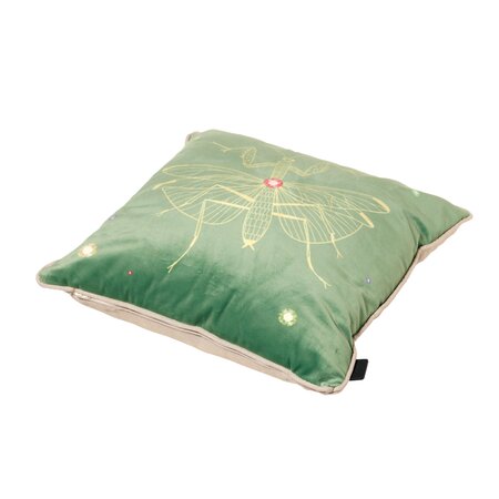 Sierkussen 45x45 Velvet insect green Madison