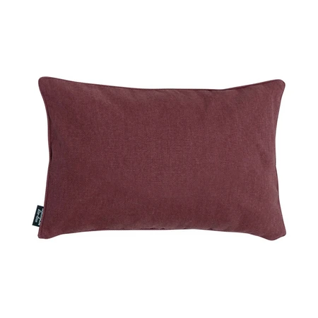 Madison sierkussen paspel ca.30x50cm bordeaux canvas eco+