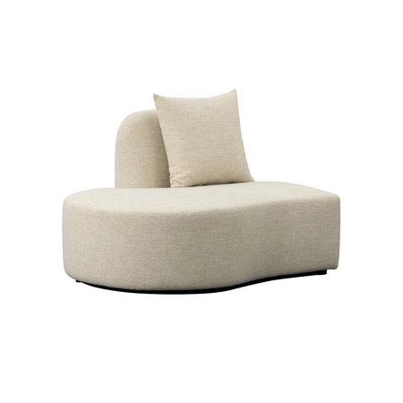 Siësta 1-zits chaise bank beige - afbeelding 1