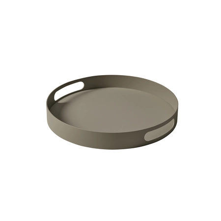 Siësta dienblad rond D42 cm espresso