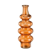 Sira vaas recycled glas oranje - h40xd15cm