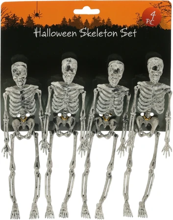 Skelet Hangdecoratie Set 4 stuks