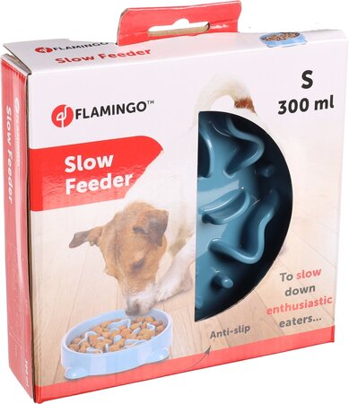 Slow Feeder Beno Blauw S 300Ml 16X16X3,5Cm - afbeelding 3