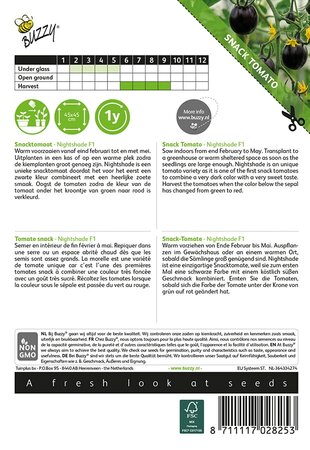 Buzzy® Snacktomaat Nightshade F1 - afbeelding 2