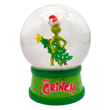 Sneeuwbol Grinch kerstboom klein 11 cm