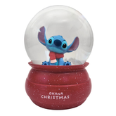 Sneeuwbol Stitch glas/polyresin 11 cm