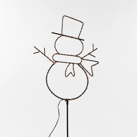 Sneeuwpop 56l 100x23cm zwart