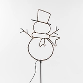 Sneeuwpop 56l 100x23cm zwart