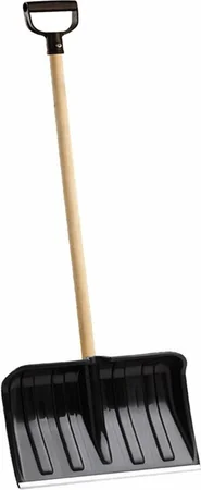 Sneeuwschuiver kunststof 40x32 met houten steel
