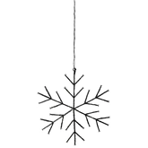 Snowflake metaal 37cm 380L classic warm 4,5m lead timer/dimmer IP44 4.5V