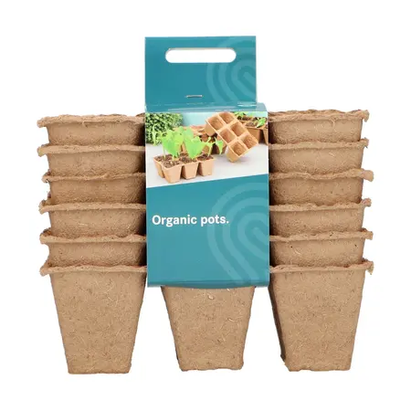 SOGO Biologische Potjes 4x4cm 6 strips à 6st. - afbeelding 3