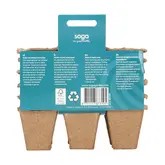 SOGO Biologische Potjes 4x4cm 6 strips à 6st. - afbeelding 4