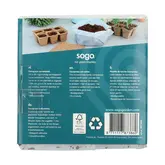 SOGO Cocopress tablet 1 liter, 10x10cm - afbeelding 3